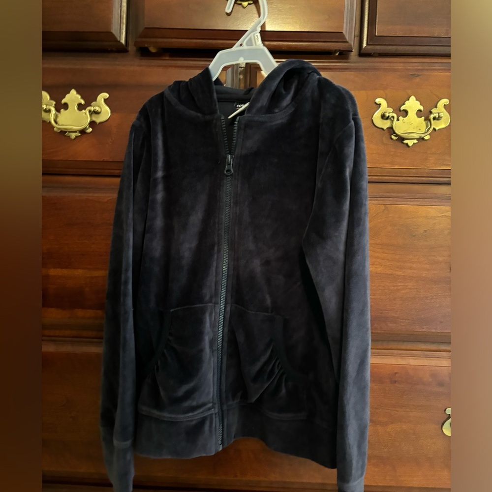 Nautica school uniform size 8-10 navy velour jacket